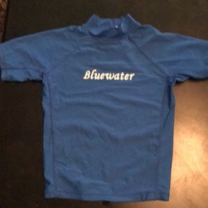 Boys blue rash guard